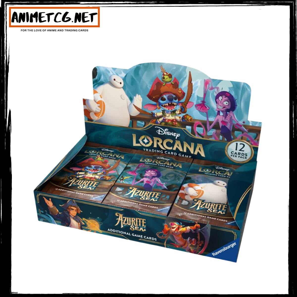 Disney Lorcana Set 6 Azurite Sea Booster Box Anime TCG.net Disney Lorcana Set 6 Azurite Sea Booster Box Anime TCG.net