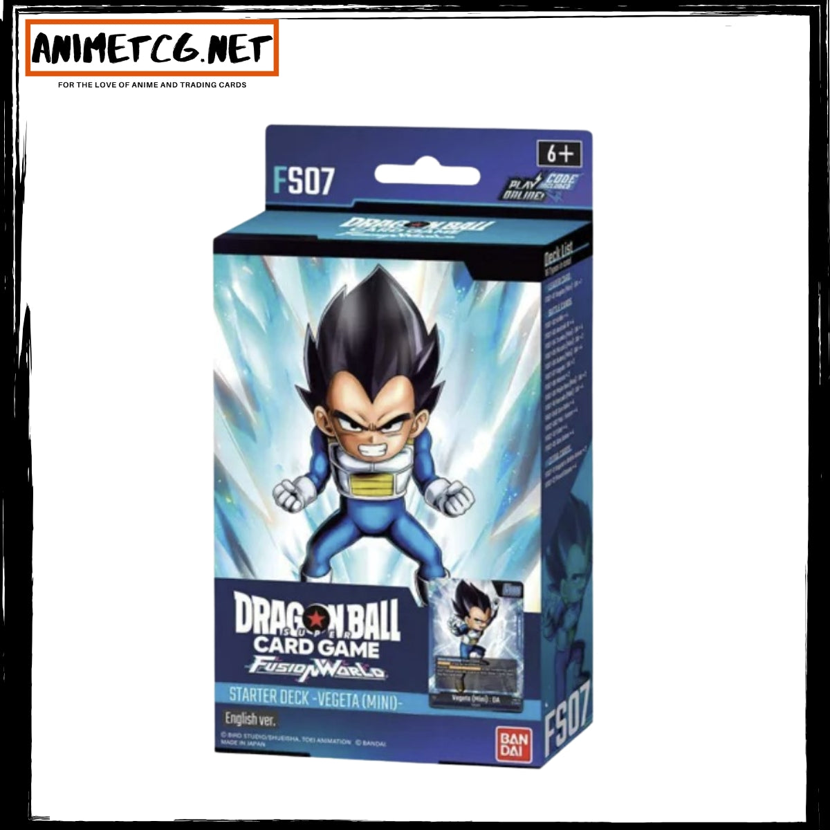 Dragon Ball Super Fusion World Starter Deck 7 Vegeta Mini (FS07)