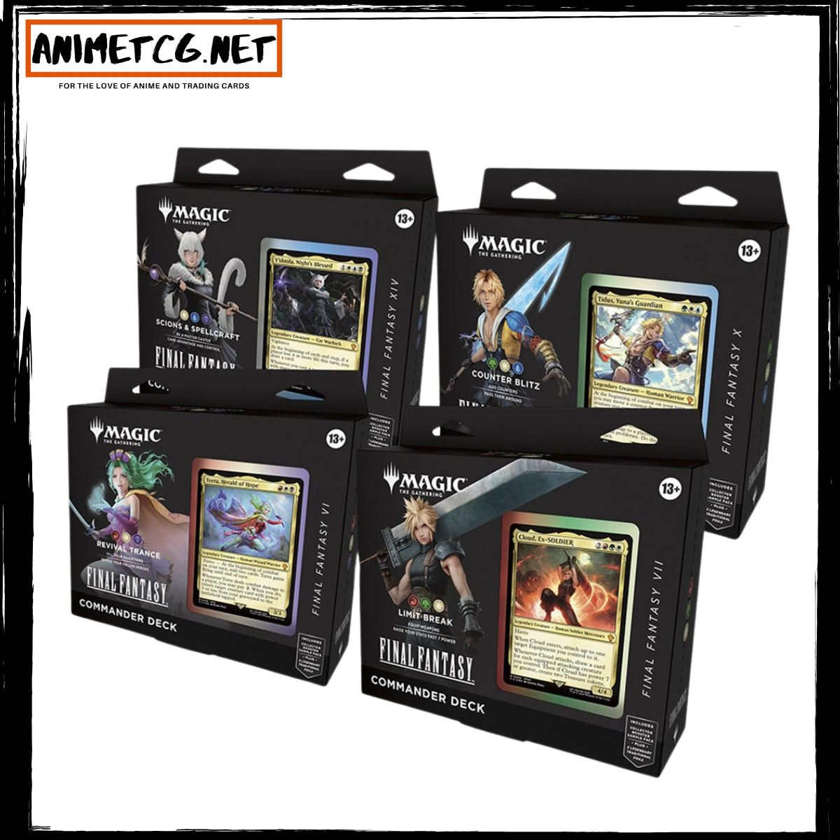 Magic: The Gathering Final Fantasy Commander Deck Bundle