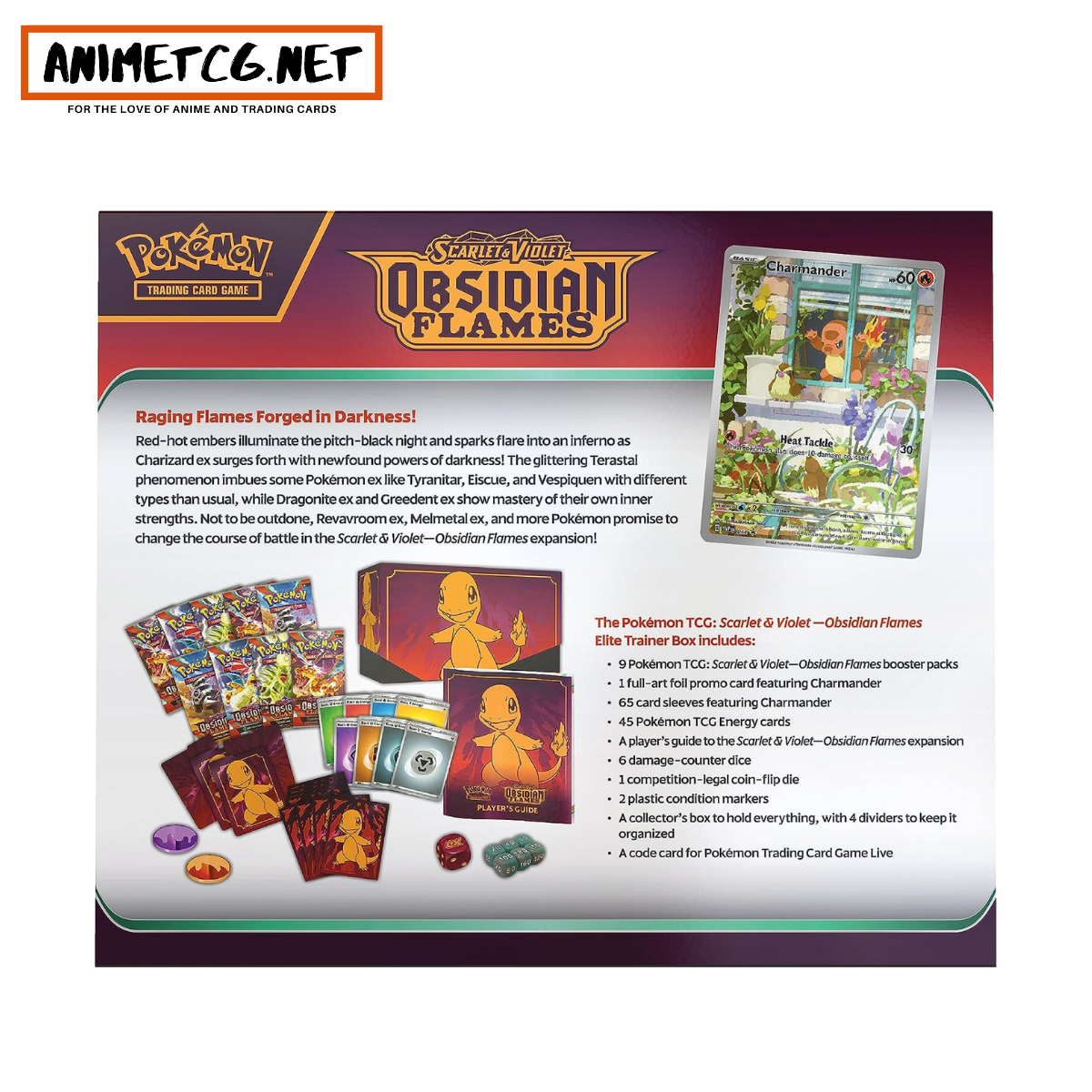 Pokemon TCG Obsidian Flames Elite Trainer Box
