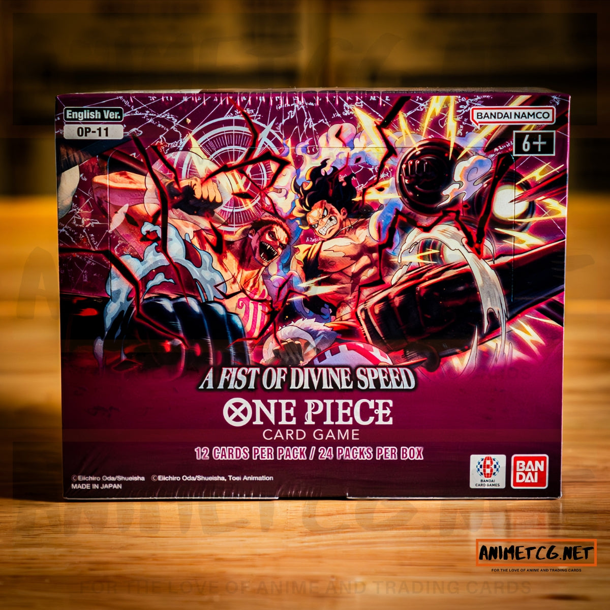 One Piece OP11 A Fist Of Divine Speed Booster Box Anime TCG.net One Piece OP11 A Fist Of Divine Speed Booster Box Anime TCG.net