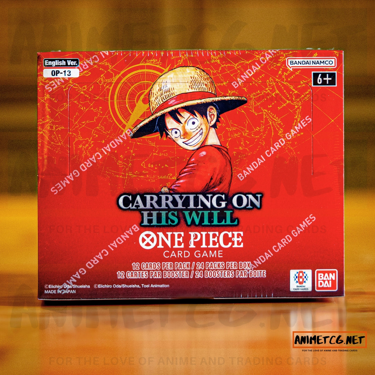 One Piece OP13 Carrying On His Will Booster Box Anime TCG.net One Piece OP13 Carrying On His Will Booster Box Anime TCG.net