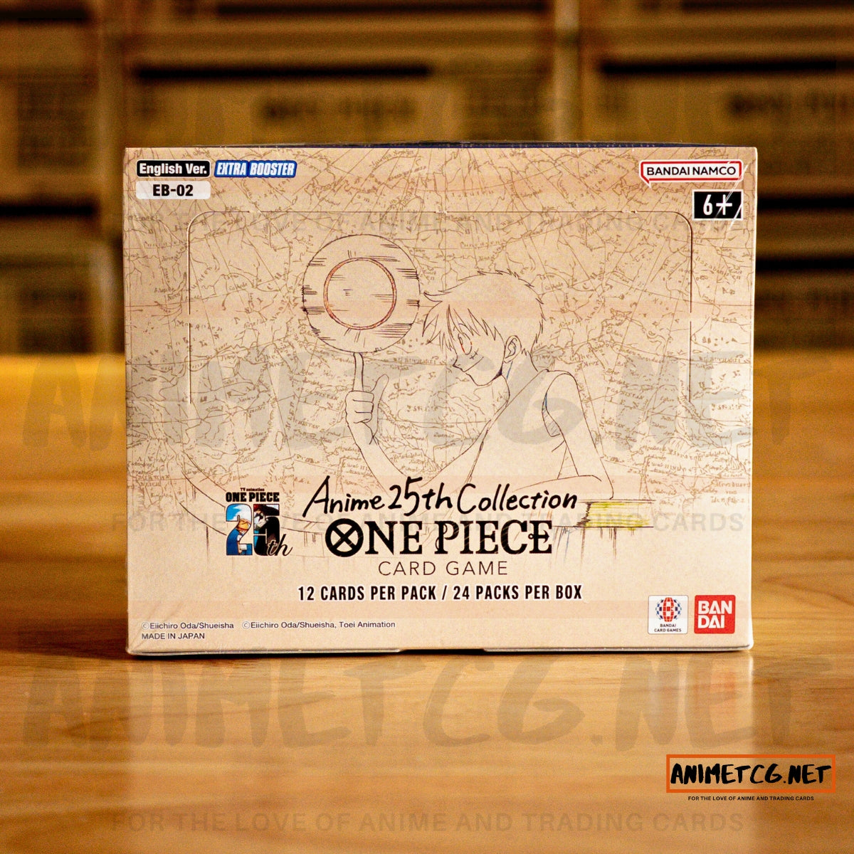 One Piece EB02 Anime 25th Collection Booster Box One Piece EB02 Anime 25th Collection Booster Box