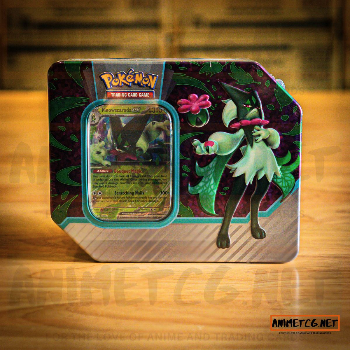 Pokémon TCG: Paldea Partners Tin Meowscarada Ex