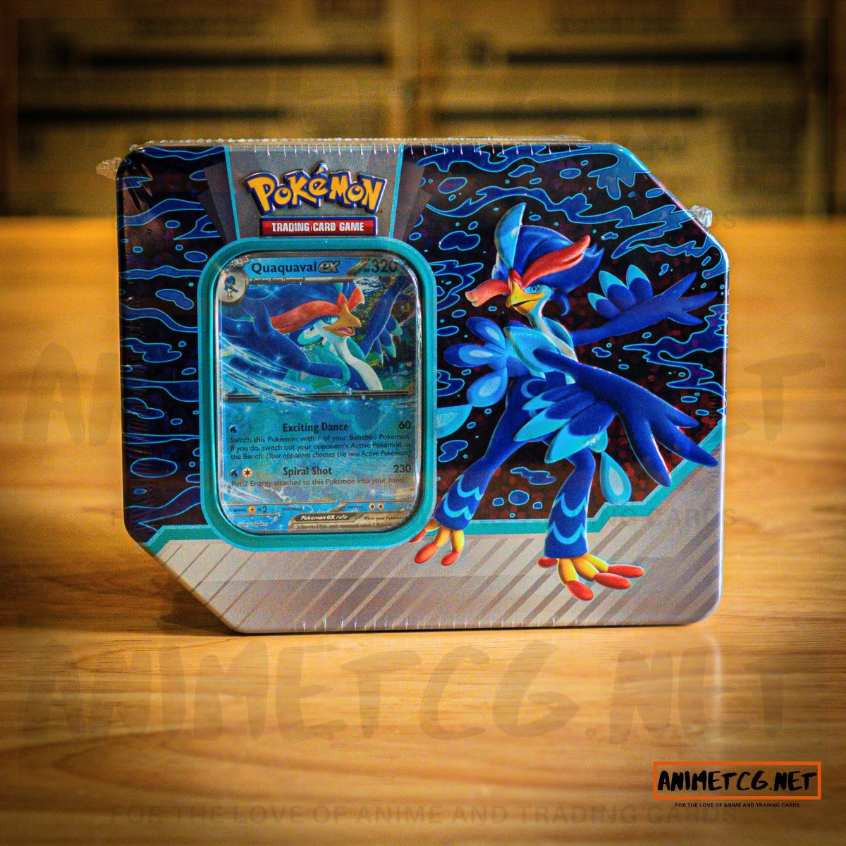 Pokémon TCG: Paldea Partners Tin Quaquaval Ex