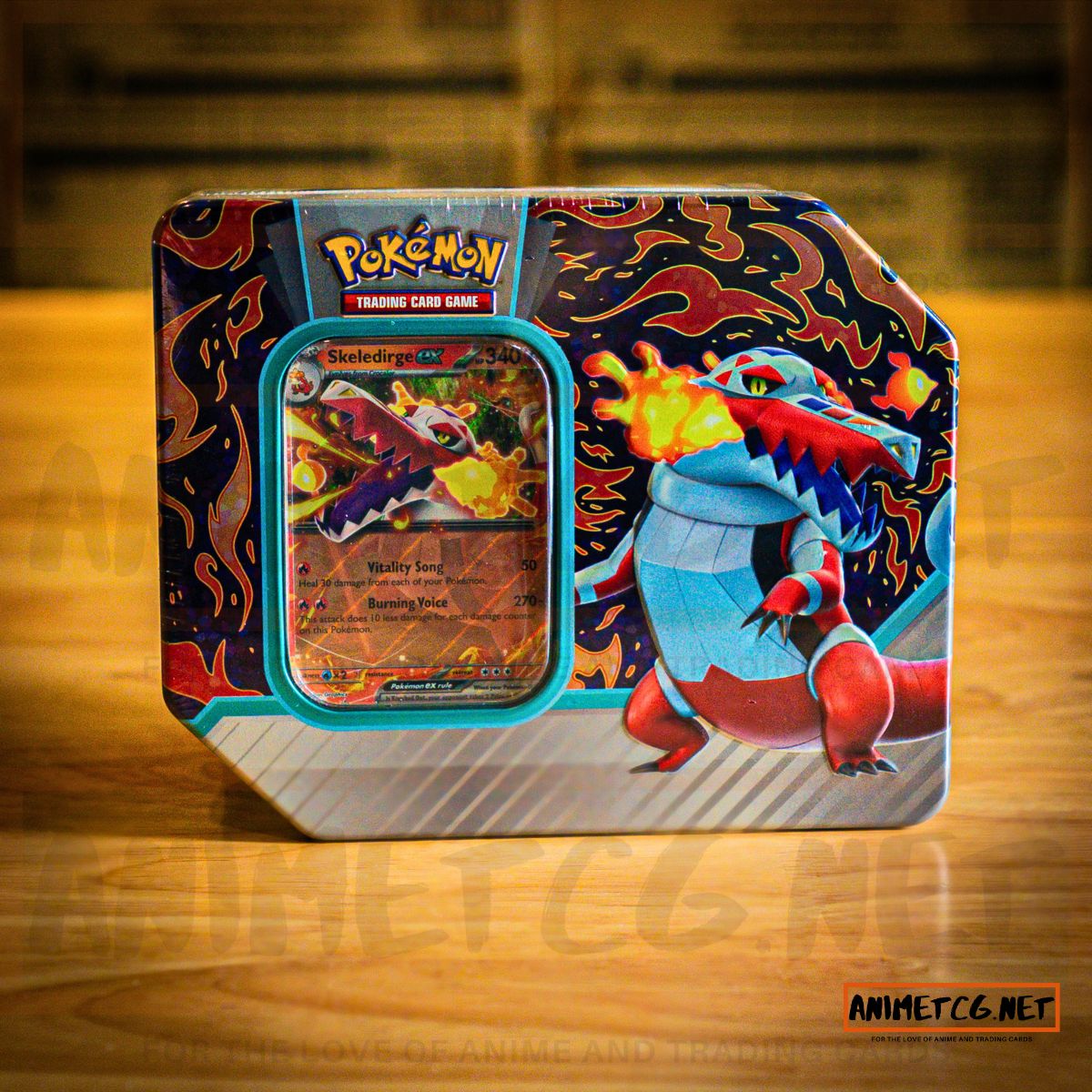 Pokémon TCG: Paldea Partners Tin Skeledirge Ex