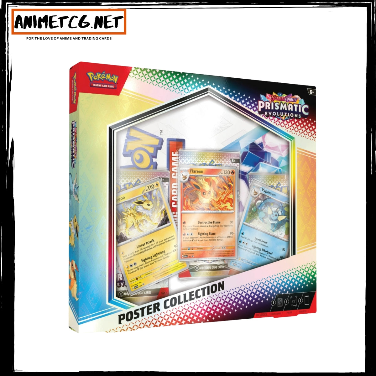Pokémon TCG: Scarlet & Violet Prismatic Evolutions Poster Collection