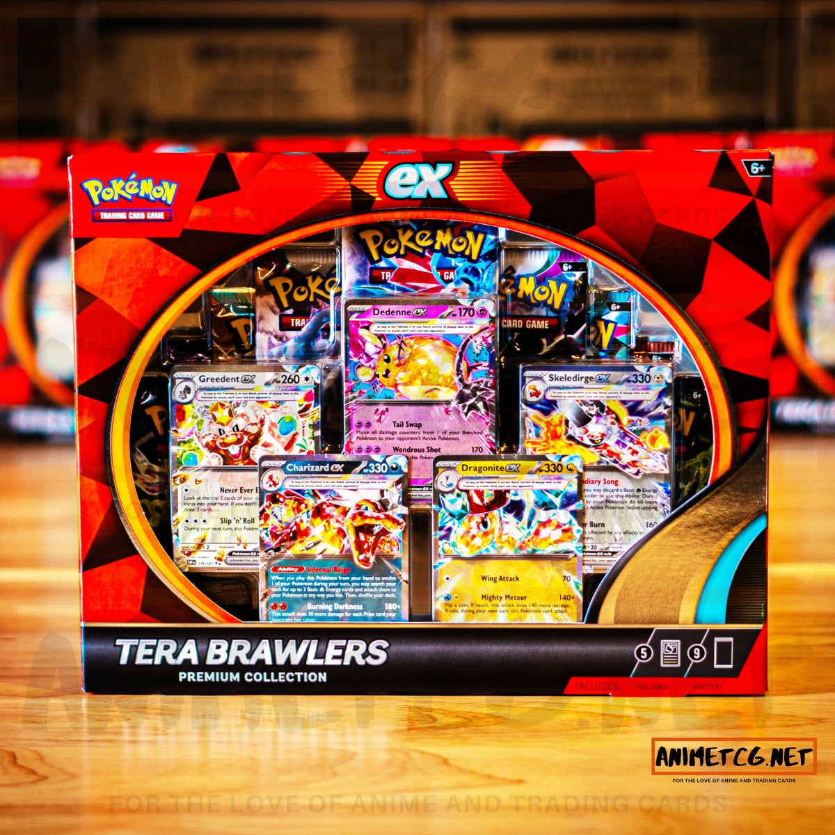 Pokemon TCG Tera Brawlers Premium  Collection Box