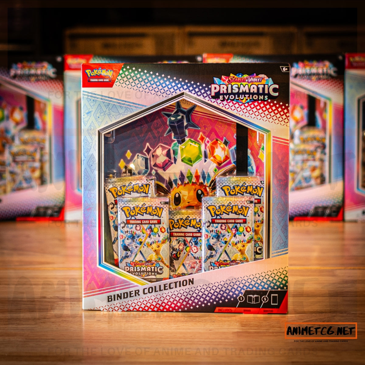 Pokemon Trading Card Game: Prismatic Evolutions Binder Collection Anime TCG.net Pokemon Trading Card Game: Prismatic Evolutions Binder Collection Anime TCG.net