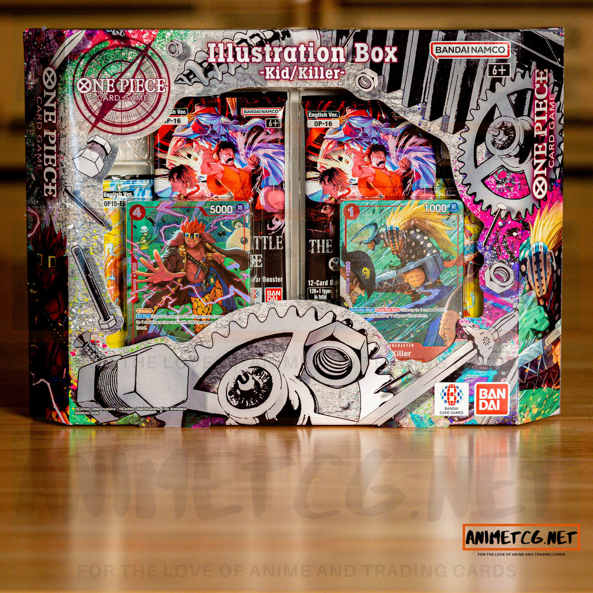 One Piece Card Game: Illustration Box Vol. 8 (IB-08) Kid & Killer – sealed product front view | AnimeTCG.net