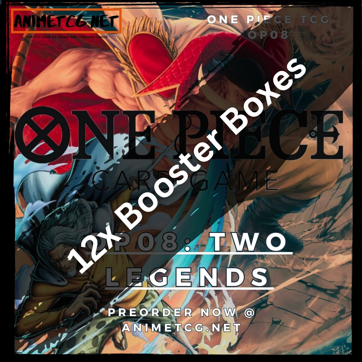 Sealed Case One Piece OP08 Two Legends