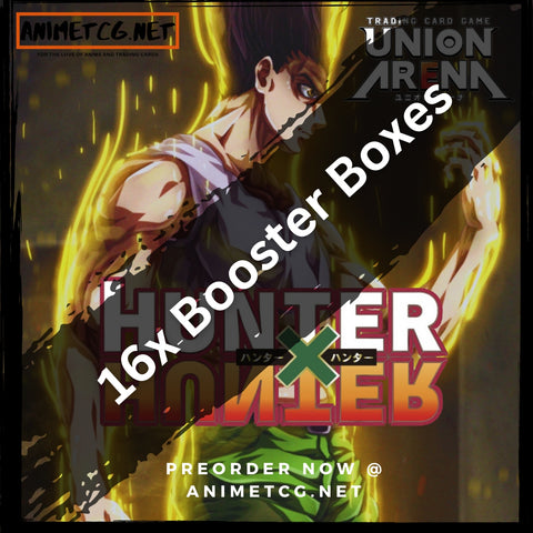 1 Sealed Case Pre Order Union Arena Hunter x Hunter Booster Box English Version