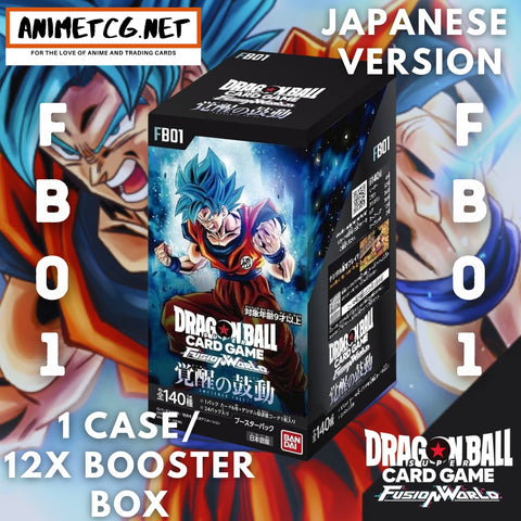 1 case/12 booster box Dragon Ball Fusion World Awakened Pulse FB01 Japanese Version