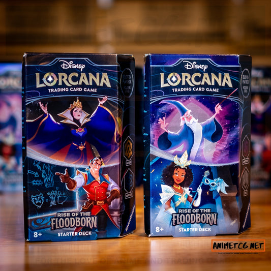 Disney Lorcana Rise of the Floodborn Starter Decks -  Set of 2