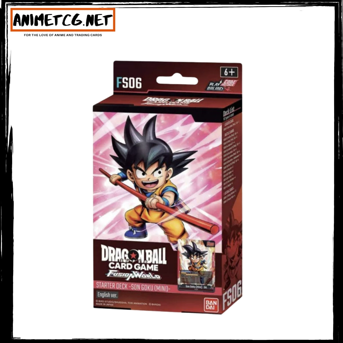 Dragon Ball Super: Fusion World Starter Deck 6 Son Goku Mini (FS06