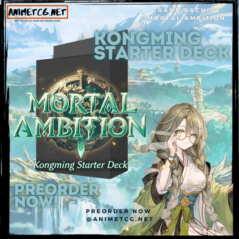 Grand Archive Mortal Amibtion Kongming Starter Deck by Weebs of the Shore