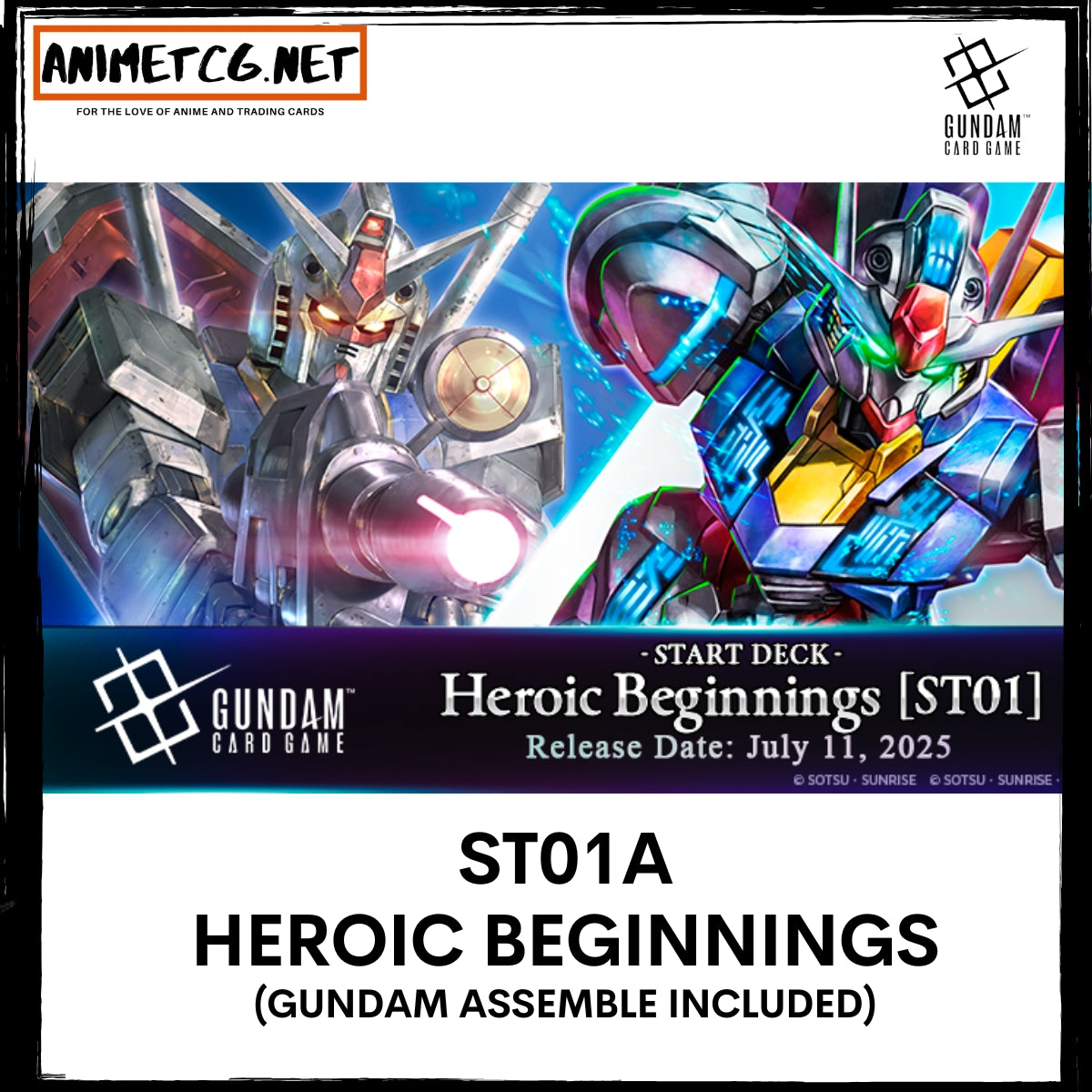 Gundam Card Game ST01A Heroic Beginnings