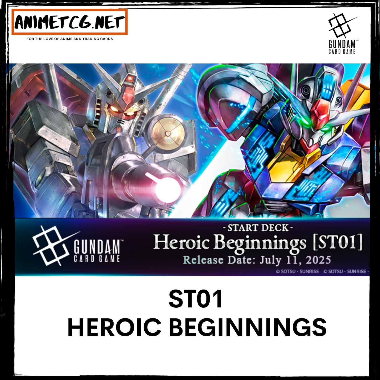 Gundam Card Game ST01 Heroic Beginnings