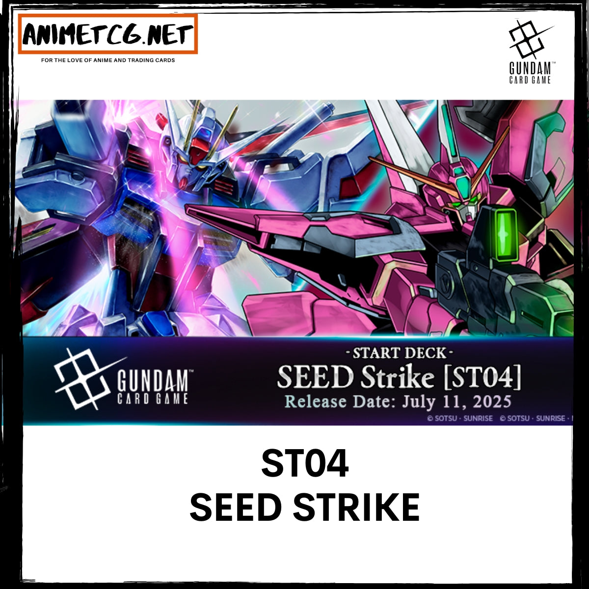 Gundam Card Game ST04 Seed Strike – Anime TCG.net