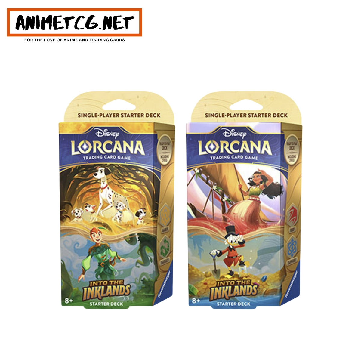 Disney Lorcana Into the Inklands Starter Decks -  Set of 2