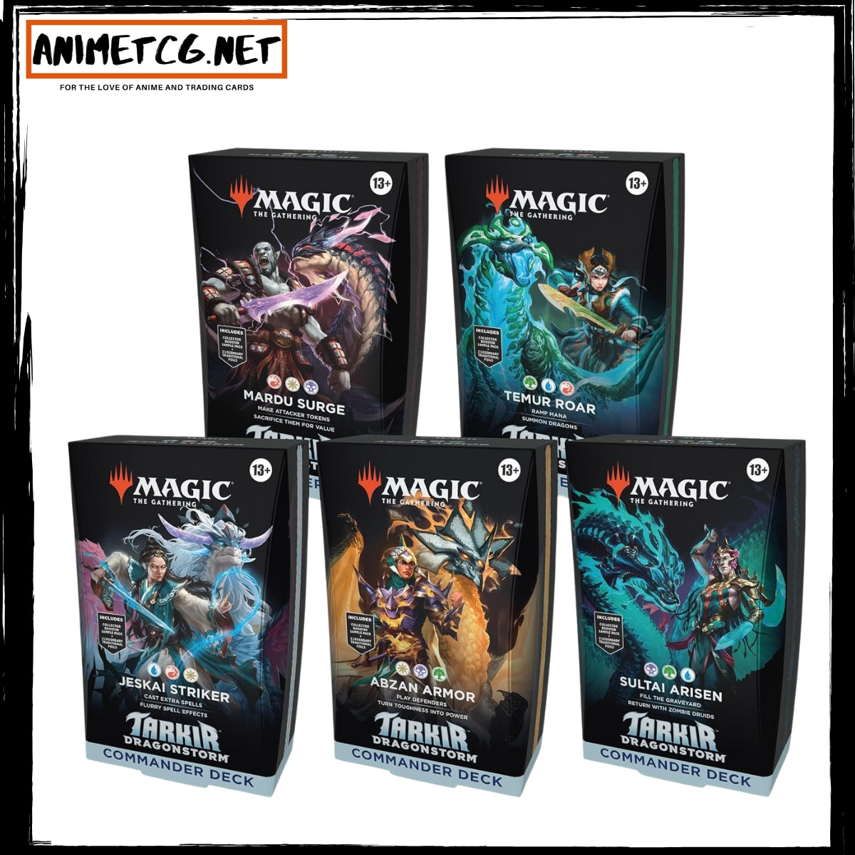 Magic: The Gathering Tarkir: Dragonstorm Commander Deck Set
