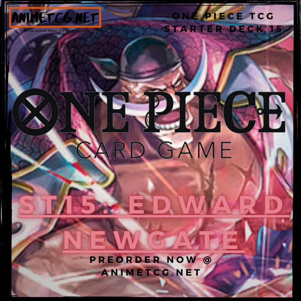 bandai one piece tcg: edward newgate starter deck [st15] CARD GAME each card features illustrations from the One Piece universe Japanese】One Piece Card Game Starter