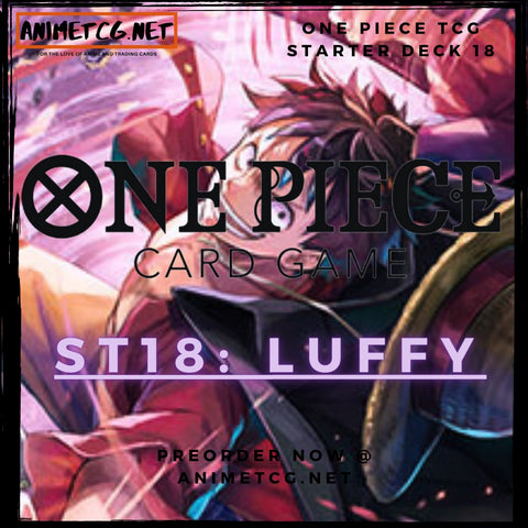 One Piece Card Game ST18 Luffy Pre Order Now!
