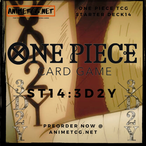 Pre Order One Piece Starter Deck 14 3D2Y