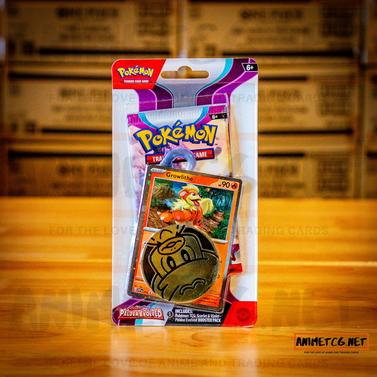 Pokémon TCG: Paldea Evolved Single Pack Blister Growlithe