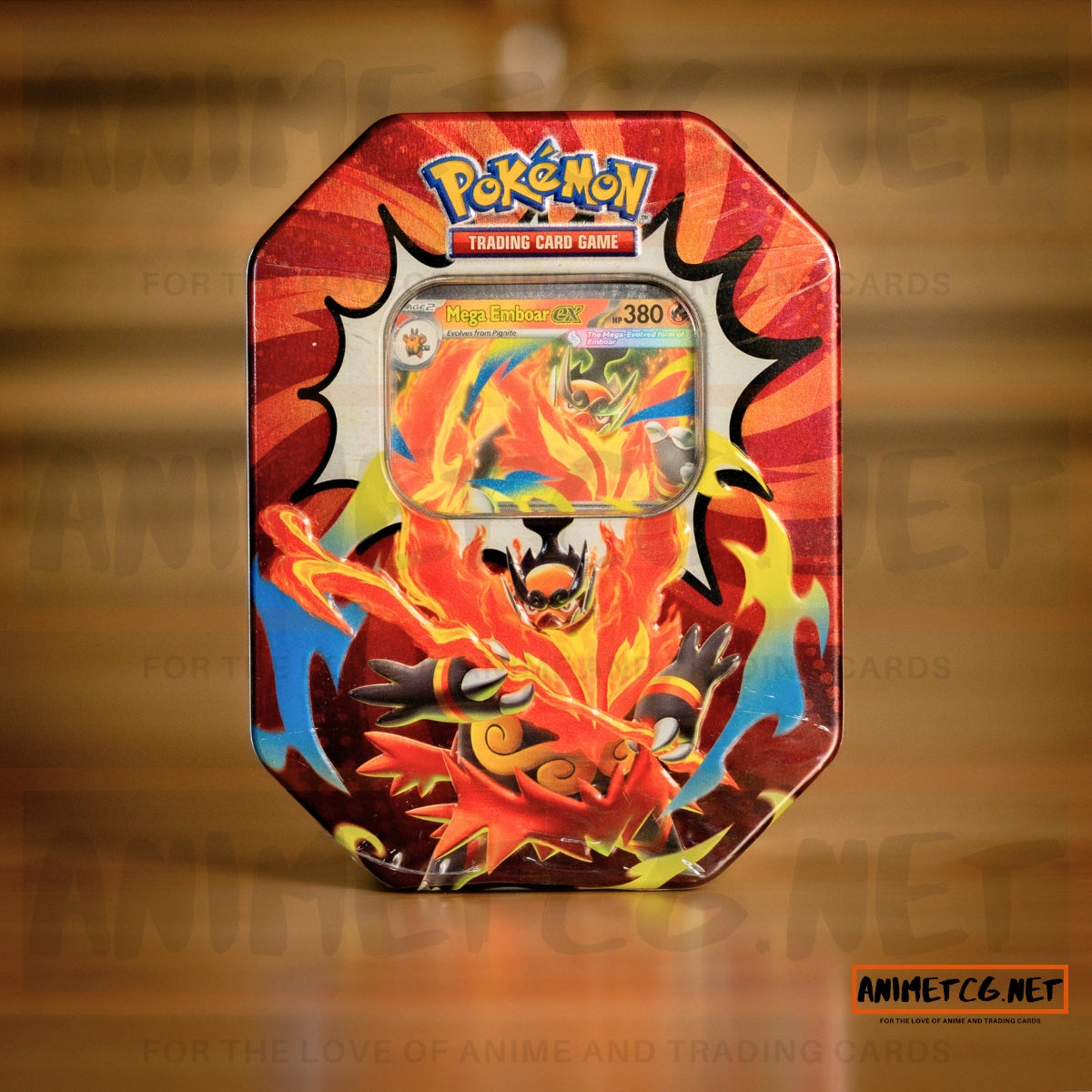 Pokémon TCG: Mega Evolution – Ascended Heroes Tin (Mega Emboar ex)