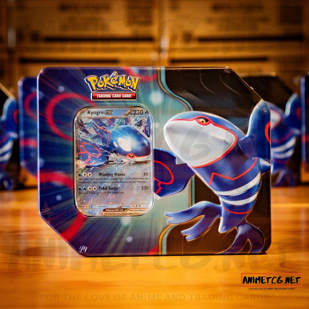 Pokémon Trading Card Game: Azure Legends Tin Kyogre ex