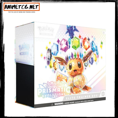 Pokemon TCG Scarlet and Violet Prismatic Evolutions Elite Trainer Box