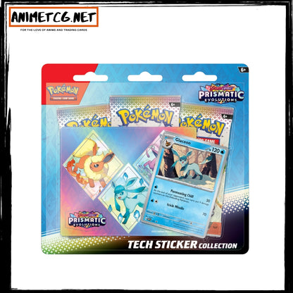 pokemon trading card game prismatic evolutions blister Pokemon Scarlet & Violet Prismatic Evolutions Tech Sticker Collection