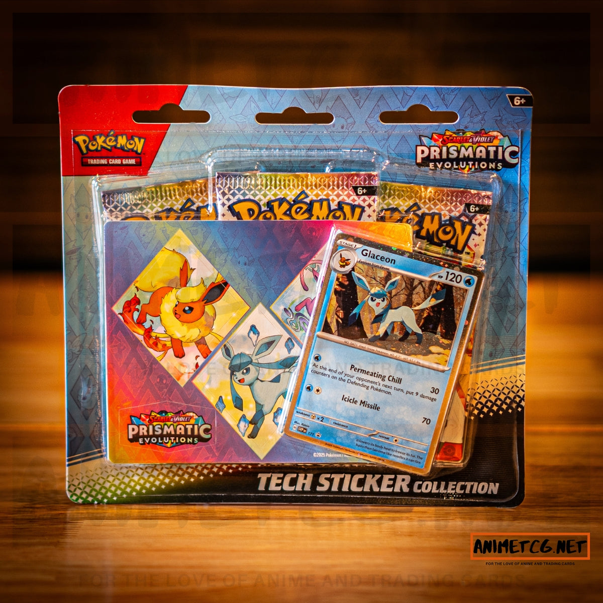Pokemon TCG Scarlet and Violet Prismatic Evolutions Sticker Collection ...