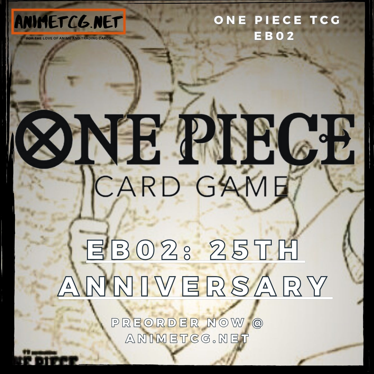 One Piece EB02 Anime 25th Collection Booster Box