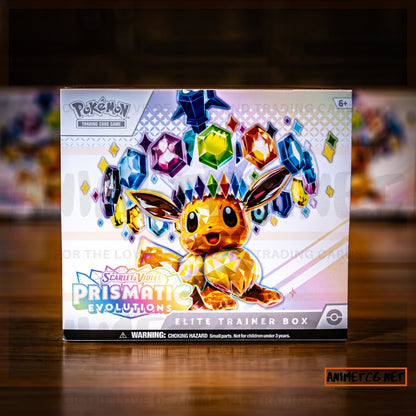 Pokemon TCG Scarlet and Violet Prismatic Evolutions Elite Trainer Box