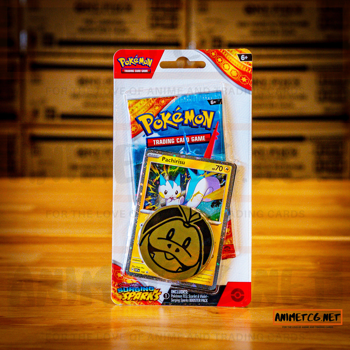 Pokémon TCG: Surging Sparks Single Pack Blister Pachirisu