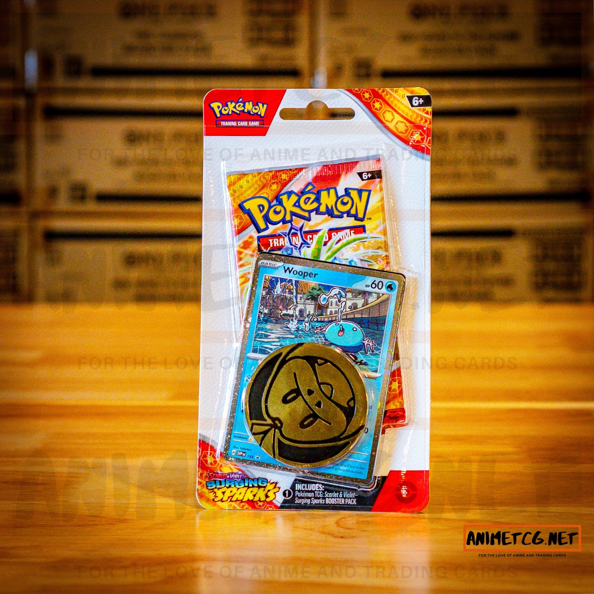 Pokemon Trading Card Game: Surging Sparks Single Pack Blister Wooper