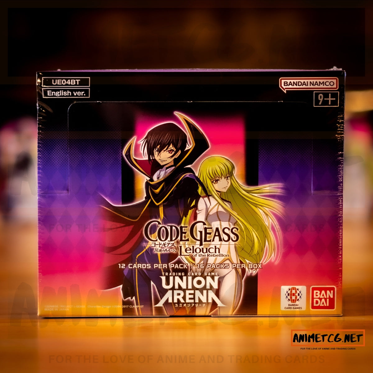 Union Arena Code Code Geass: LeLouch of the Rebellion  Booster Box English Version