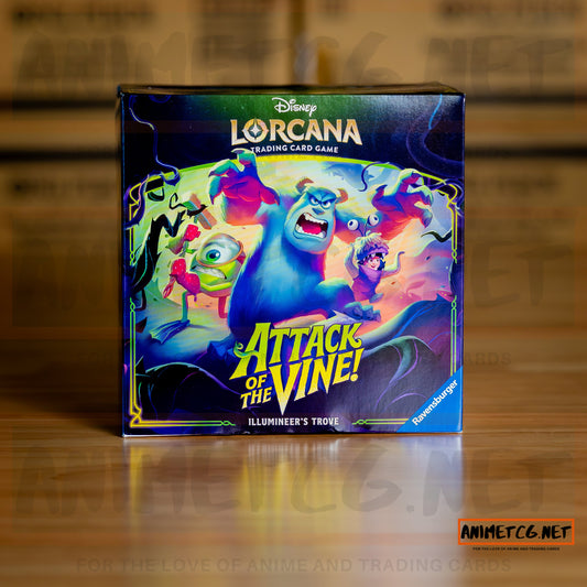 Disney Lorcana: Attack of the Vine! (Set 13) Illumineer's Trove – sealed product front view | AnimeTCG.net