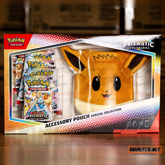 Pokémon TCG Prismatic Evolutions Accessory Pouch Special Collection - animetcg.net
