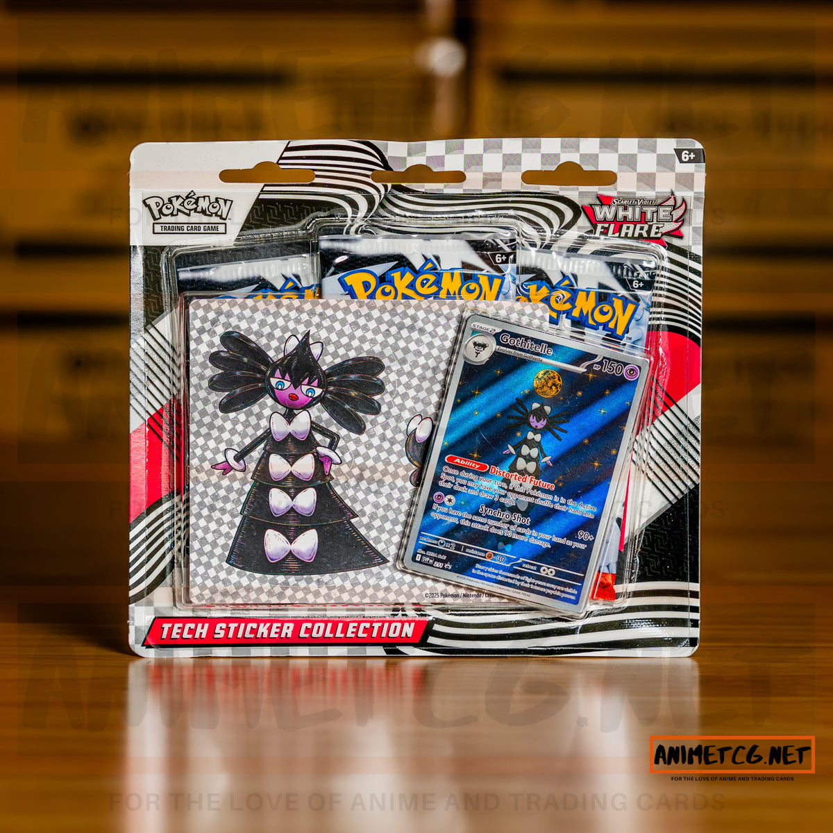 Pokémon TCG: Scarlet & Violet White Flare Tech Sticker Collection (Gothitelle) – sealed product front view | AnimeTCG.net